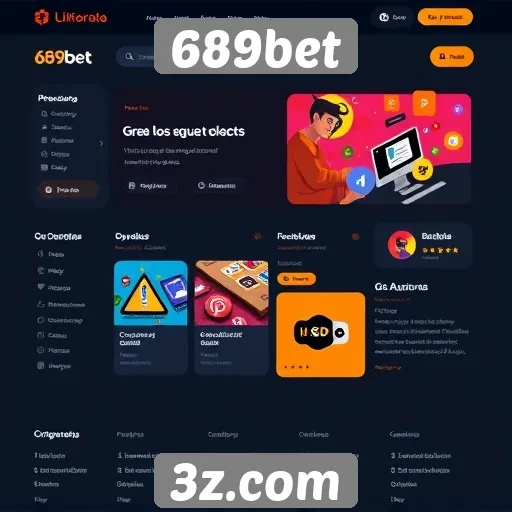 Interface do usuário da 689bet é intuitiva